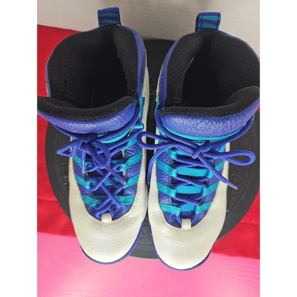 Youth Air Jordan retro Charlotte Hornets Basketball shoes Size 6Y - Picture 4 of 10